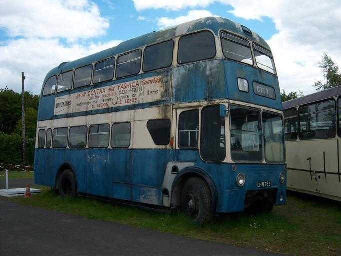 Bradford trolleybus 785 awaiting restoration